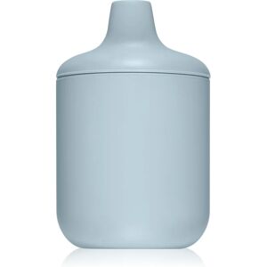 Mushie Silicone Sippy Cup Cup Powder-blue 175 ml