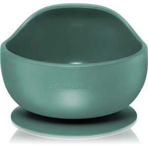 Petite&Mars Take&Match Silicone Bowl bowl with suction cup Misty Green 6 m+ 360 ml