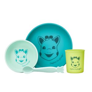 Sophie La Girafe Vulli Silicone Meal Set dinnerware set Green 6m+