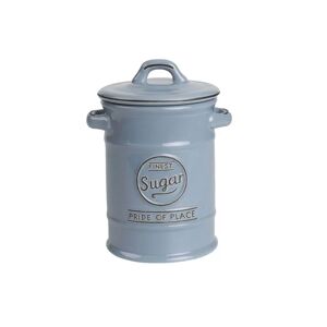 T&G Pride of Place Vintage Ceramic Sugar Jar - Blue