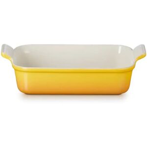 Le Creuset Heritage Stoneware 26cm Rectangular Deep  Dish - Nectar