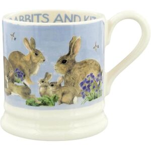 Emma Bridgewater Half Pint Mug - Blue Rabbits & Kits