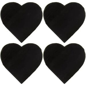 Selbrae House Set of 4 Slate Coasters - Heart