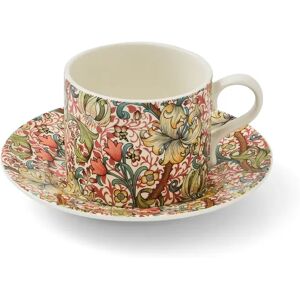 Morris & Co Porcelain Tea Cup & Saucer - Golden Lily