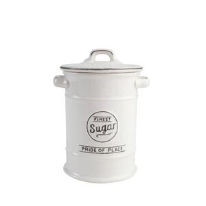 T&G Pride of Place Vintage Sugar Jar - White