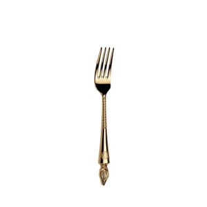 Arthur Price Clive Christian Empire Flame All Gold Dessert Fork