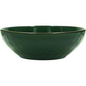 Rose & Tulipani Concerto Verde Bosco Forest Green Salad Bowl - 26cm