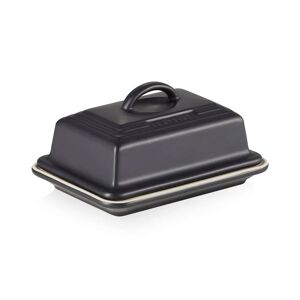 Le Creuset Stoneware Butter Dish - Satin Black