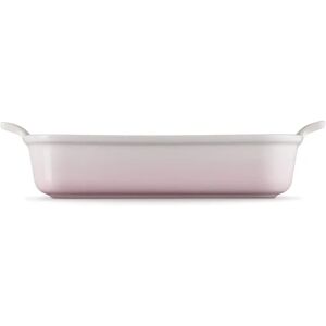 Le Creuset Heritage Stoneware 32cm Deep Rectangular Dish - Shell Pink