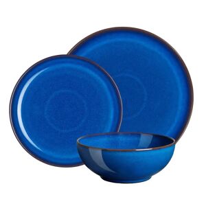 Denby 12 Piece Dinnerware Set - Imperial Blue