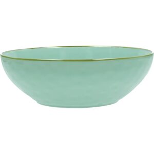 Rose & Tulipani Concerto Verde Acqua Tiffany Green Salad Bowl - 26cm