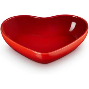 Le Creuset 20cm Heart Stoneware Bowl - Cerise