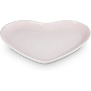 Le Creuset 23cm Heart Stoneware Plate - Shell Pink