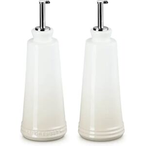 Le Creuset 300ml Stoneware Oil & Vinegar Set - Meringue