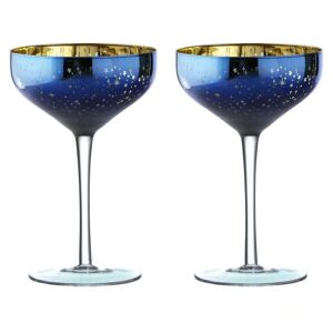 Artland Galaxy Champagne Saucers - Set of 2