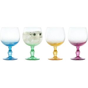 Anton Studio Designs Anton Studios Design Swirl 4 Piece Gin Glass Set