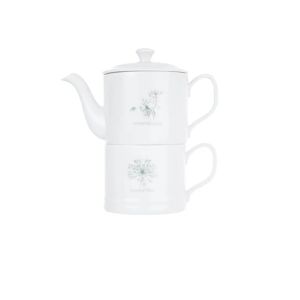 Mary Berry English Garden 'Tea For One' Teapot Set - Flowers