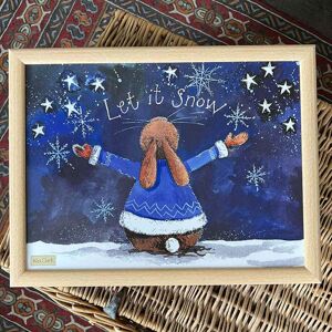 Alex Clark Lap Tray - Let It Snow