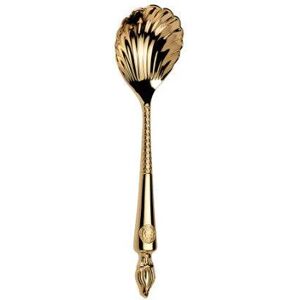 Arthur Price Clive Christian Empire Flame All Gold Caviar Spoon