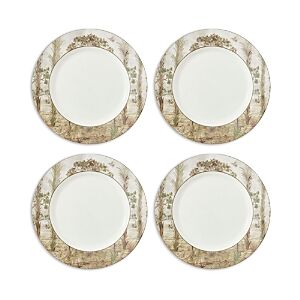 Kit Kemp by Spode Tall Trees Dinner Plate, Set of 4  - Green/Brown