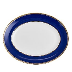 Wedgwood Renaissance Gold Oval Platter, 13  - Blue/Gold