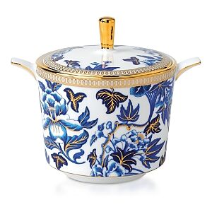 Wedgwood Hibiscus Sugar Bowl  - Blue