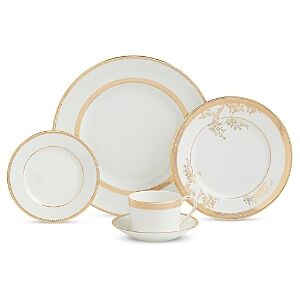 Vera Wang Wedgwood Lace Gold 5-Piece Place Setting  - Gold