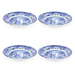 Spode Blue Italian Soup Plates, Set of 4  - Blue