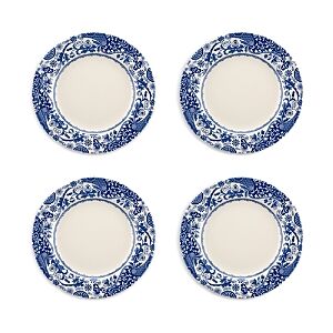 Spode Blue Italian Brocato Salad Plate, Set of 4  - Blue