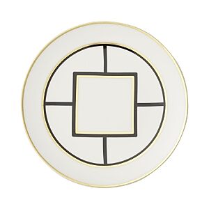 Villeroy & Boch Metro Chic Salad Plate with White Rim  - Gold