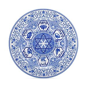 Spode Judaica Seder Plate  - Blue/White