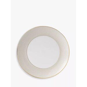 Wedgwood Gio Gold Bone China Dinner Plate, 28cm, White/Gold - White/Gold - Unisex