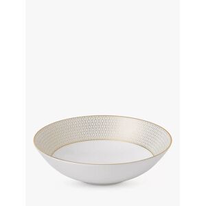 Wedgwood Gio Gold Bone China Soup/Cereal Bowl, 20cm, White/Gold - White/Gold - Unisex