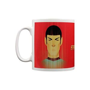Pyramid Star Trek MG24148 Beaming Spock 50th Anniversary Mug, Ceramic, Multi-Colour, 315 ml