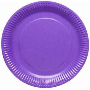 Amscan 9915400-213-66 - Purple Eco-Friendly Recyclable Paper Party Plates - 8 Pack