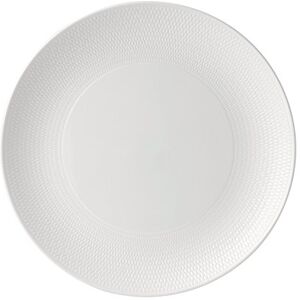 Wedgwood 40023838 Gio Dinner Plate 11", Bone China, White