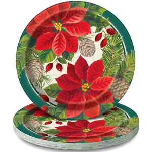 Unique poinsettia Plates 2023 18cm