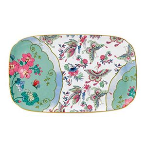 Wedgwood 5C107805853 Butterfly Bloom Platter/Serving Tray, Ceramic, Multi
