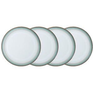 Denby Regency Green 4 Piece Medium Plate Set