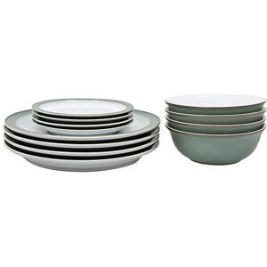 Denby Regency Green 12 Piece Tableware Set