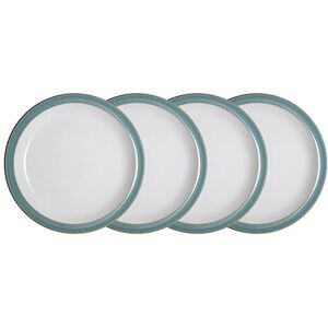 Denby Azure 4 Piece Medium Plate Set