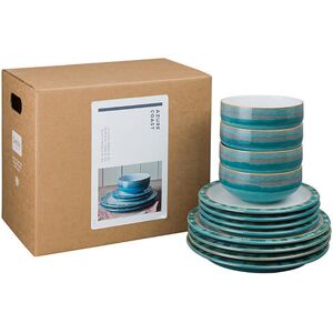 Denby Azure Coast 12 Piece Tableware Set