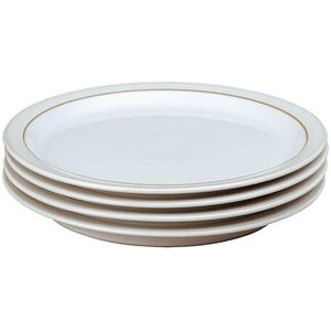 Denby Natural Canvas Set Of 4 Small Plates