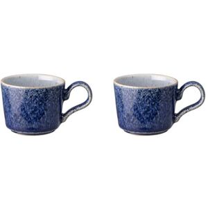 Denby Studio Blue Brew Set Of 2 Espresso Cups