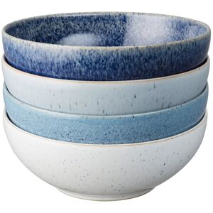 Denby Studio Blue 4 Piece Cereal Bowl Set