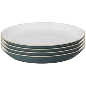 Denby Impression Charcoal 4 Piece Medium Plate Set