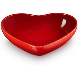 Le Creuset Cerise Stoneware 20cm Heart Bowl