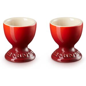 Le Creuset Cerise Stoneware Set of 2 Egg Cups