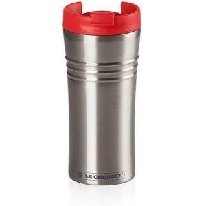 Le Creuset Cerise Stainless Steel Travel Mug