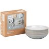 Denby Elements Light Grey Set Of 4 Pasta Bowls